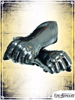 Medieval Steel Gauntlets Plate Bracers Epic Armoury