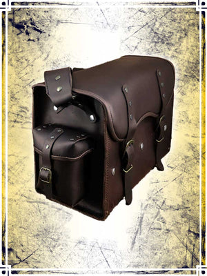 Adventurer's bag (XLarge) Pouches & Bags La Griffe du Dragon Noir Brown