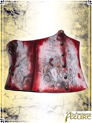 Long Corset Belt Manuscript – Shadows Page Corsets & Large Belts Les Artisans d'Azure