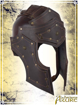 Beaufort Helm Leather Helmets Les Artisans d'Azure Medium Brown