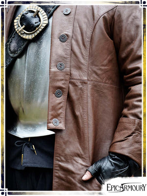 Leather Hellsing Coat Coats & Robes Epic Armoury Brown leather 2XLarge