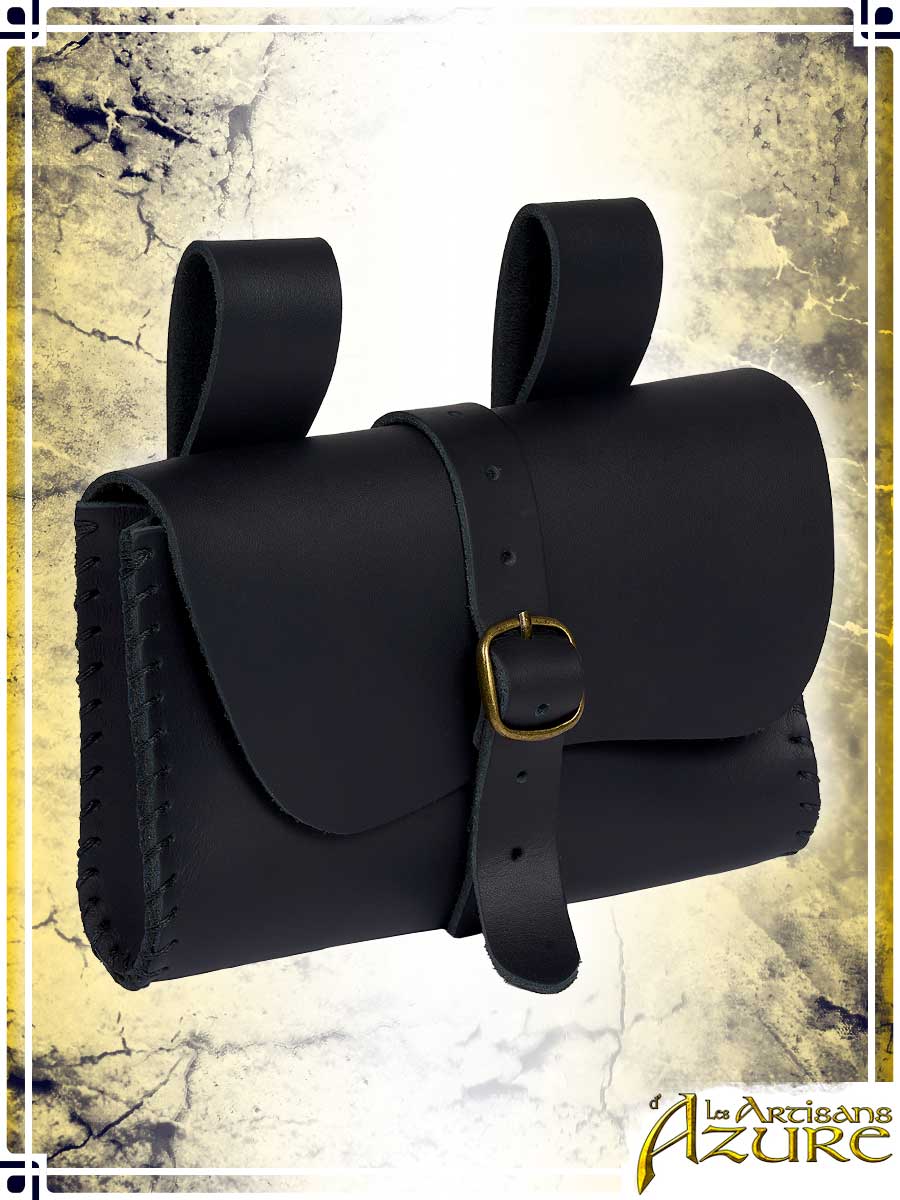 Rectangle Pouch Pouches & Bags Les Artisans d'Azure Black