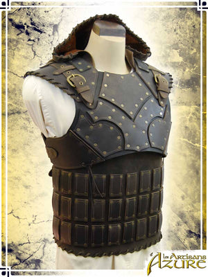 Scoundrel Armor with Hood Leather Armors Les Artisans d'Azure
