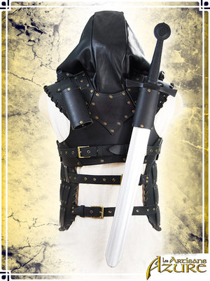 Scoundrel Armor with Hood Leather Armors Les Artisans d'Azure