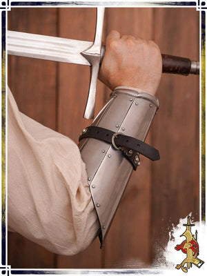 Hinged Bracers 16ga Plate Bracers Lord of Battles