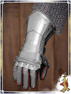 Squadron Gauntlets 16ga Plate Bracers Lord of Battles