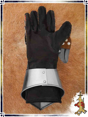 Cuirassier Gauntlets 18ga Plate Bracers Lord of Battles