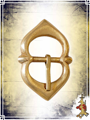 Brass Flared Buckle 1.5cm Buckles & Belt Tips Lord of Battles