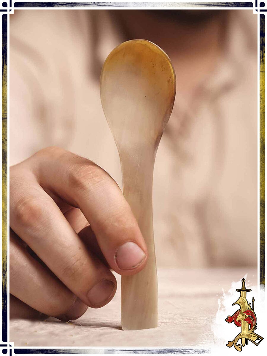 Cow Horn Spoon (x2) Cutlery & Tankards Lord of Battles