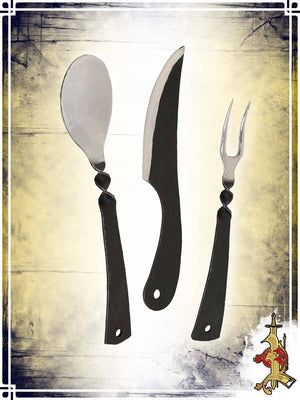 Hand Forged Stainless Steel Cutlery Set Cutlery & Tankards Lord of Battles