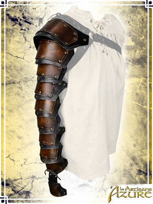 Conqueror's Arm - Epic Full Arms & Elbows Les Artisans d'Azure Black|Brown Right Shoulder