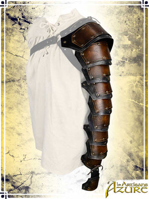 Conqueror's Arm - Epic Full Arms & Elbows Les Artisans d'Azure Black|Brown Left Shoulder