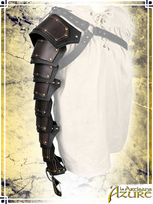 Conqueror's Arm Full Arms & Elbows Les Artisans d'Azure Black|Brown Right Shoulder