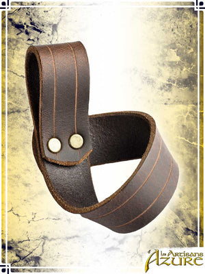 Simple Frog Scabbards Les Artisans d'Azure Brown Right Hand
