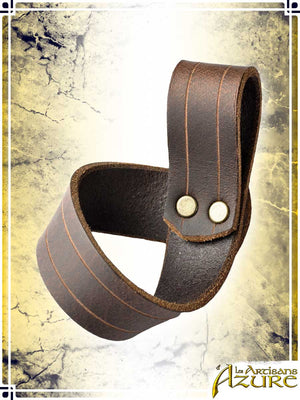 Simple Frog Scabbards Les Artisans d'Azure Brown Left Hand