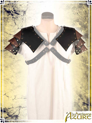 Mercenary Pauldrons Leather Pauldrons Les Artisans d'Azure