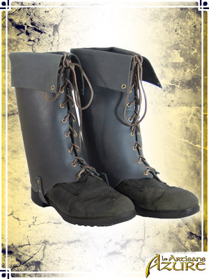Simple Gaiters Footwear Les Artisans d'Azure Black