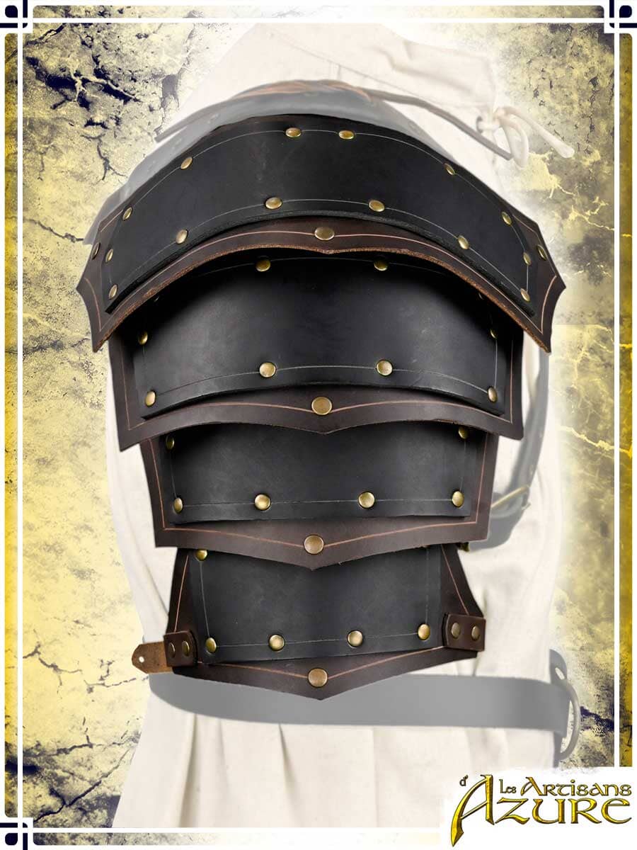 Conqueror's Pauldrons Leather Pauldrons Les Artisans d'Azure