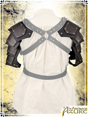 Conqueror's Pauldrons Leather Pauldrons Les Artisans d'Azure