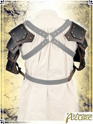 Conqueror's Pauldrons Leather Pauldrons Les Artisans d'Azure