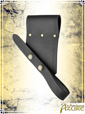 Scabbard with Snap Scabbards Les Artisans d'Azure Black Right Hip