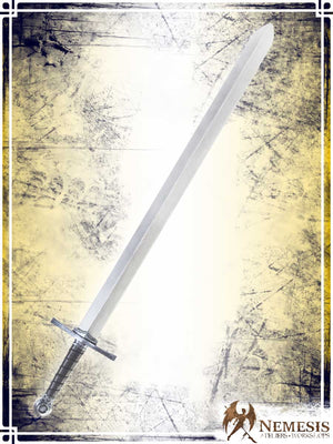 Templar's Sword Swords (Web) Ateliers Nemesis - Athena Classic Steel Long Wood|Leather Handle