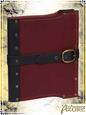 Standard Spellbook Spellbooks Les Artisans d'Azure Large Red|Black