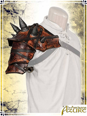 Wildwalker Spikes Pauldron Leather Pauldrons Les Artisans d'Azure