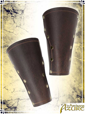 Baudouin Bracers Leather Bracers Les Artisans d'Azure