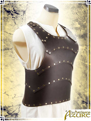 Baudouin Breastplate Leather Armors Les Artisans d'Azure Medium Brown