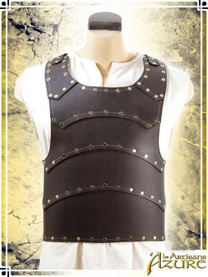 Baudouin Breastplate Leather Armors Les Artisans d'Azure Large Brown