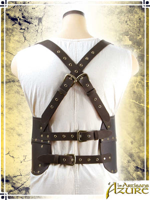 Baudouin Breastplate Leather Armors Les Artisans d'Azure XLarge Brown