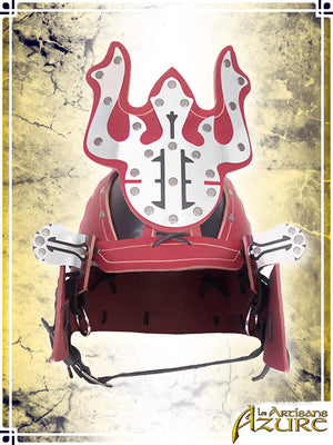 Samurai Helm Leather Helmets Les Artisans d'Azure