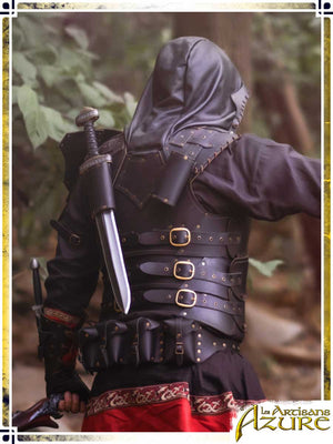 Articulated Scoundrel Armor with Hood Leather Armors Les Artisans d'Azure