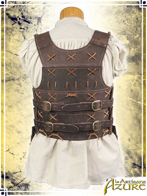Samurai Armor - Torso Leather Armors Les Artisans d'Azure XLarge Brown