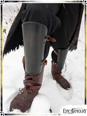 Bracers and Greaves RFB Plate Bracers Epic Armoury Large Black