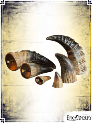 Mountable Demon Horns Supplies Epic Armoury Light|Dark Full Set