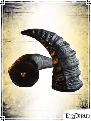 Mountable Demon Horns Supplies Epic Armoury Large Unpainted