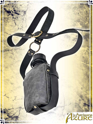 Leather Canteen Flasks & Bottles Les Artisans d'Azure