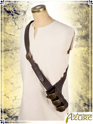Pirate Baldric Scabbards Les Artisans d'Azure Right Hand Brown