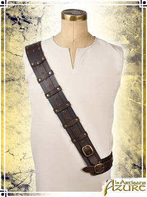 Adventurer's Shoulder Strap Harness Les Artisans d'Azure M|L|XL Brown