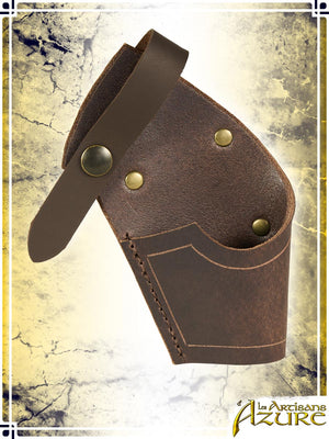 Pistol Holster Pistols Les Artisans d'Azure Brown Derringer