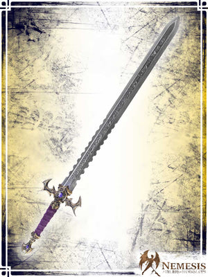 Kaos Sword Bastard Swords Nemesis Workshops - Athena Purple Bastard