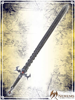 Kaos Sword Bastard Swords Nemesis Workshops - Athena Black Bastard
