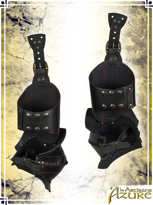 Lord's Elbows & Biceps Full Arms & Elbows Les Artisans d'Azure XLarge|2XLarge Black|Red