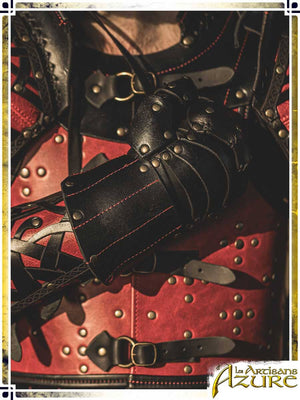 Lord's Gauntlets Leather Bracers Les Artisans d'Azure
