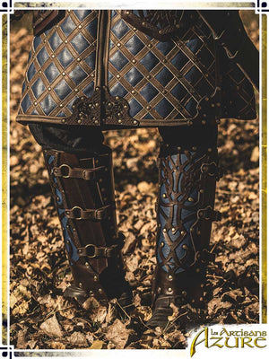 Lord's Greaves Leather Greaves Les Artisans d'Azure