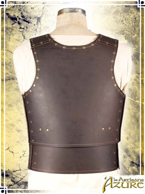 Warrior Vest Leather Armors Les Artisans d'Azure Large Brown