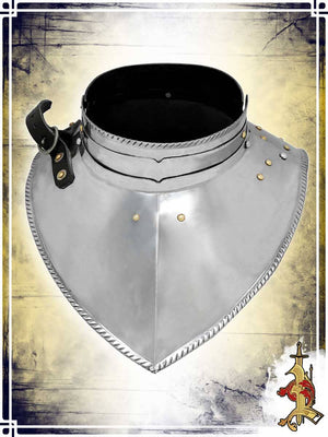 Steel Gorget with Articulated Collar Gorgets Lord of Battles