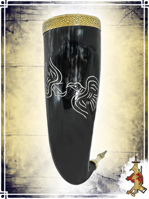 Drinking Horn - Twin Ravens Cutlery & Tankards Lord of Battles